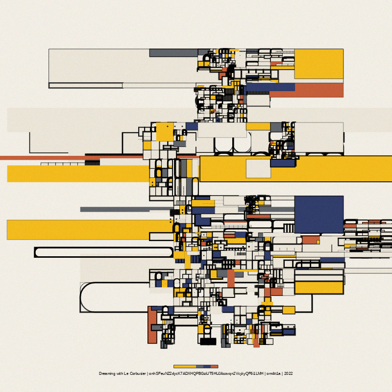 Dreaming with Le Corbusier #35 static NFT preview