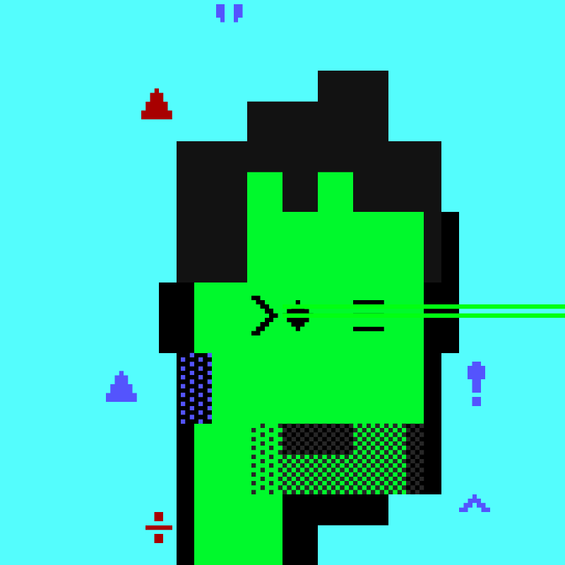 Gen DOS Punk #456 static token preview