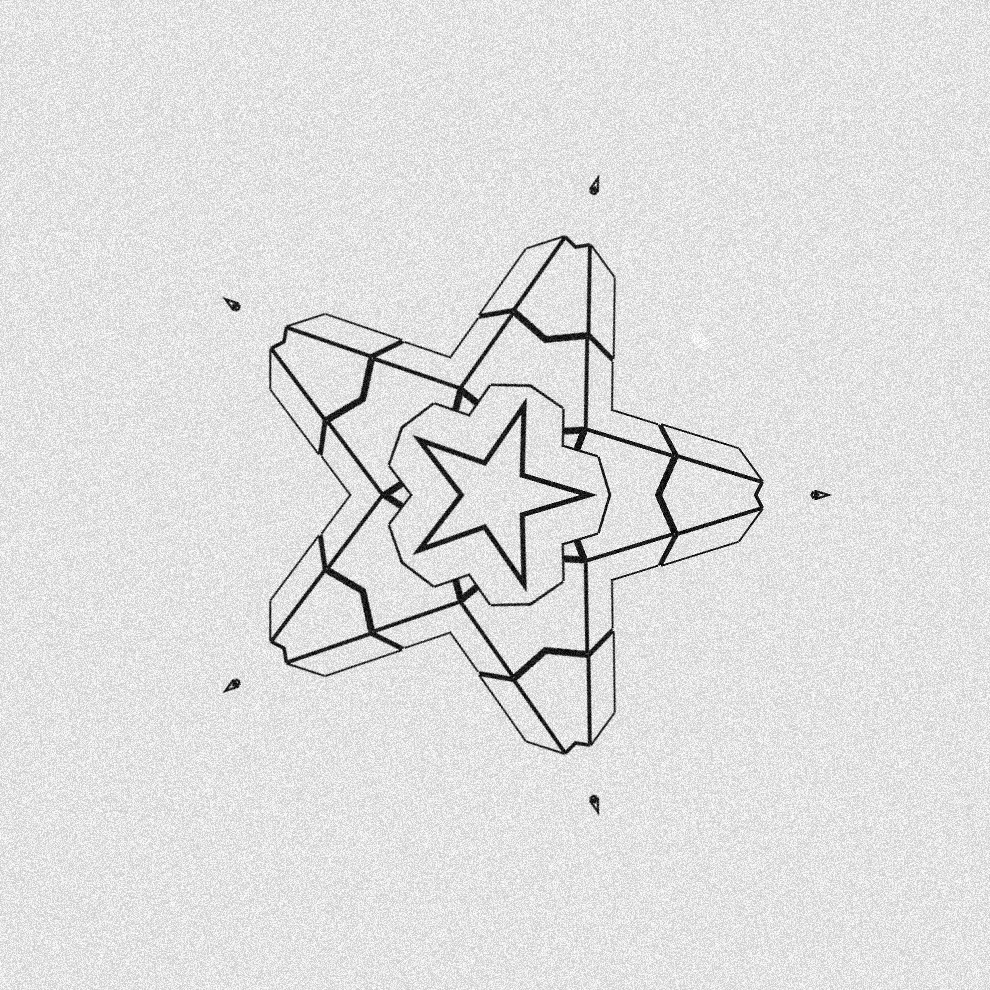 Monochrome Kaleido #105 static token preview