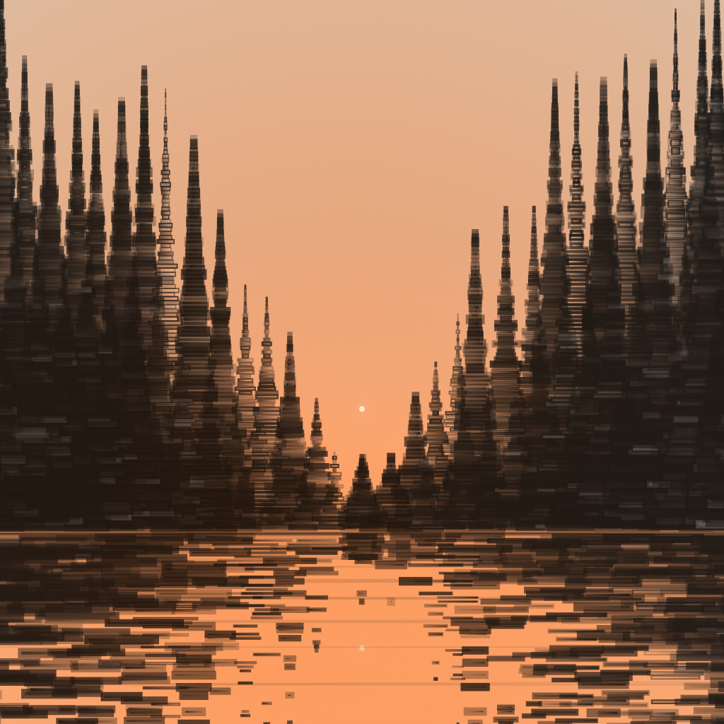 trees.on.lake #143 static NFT preview