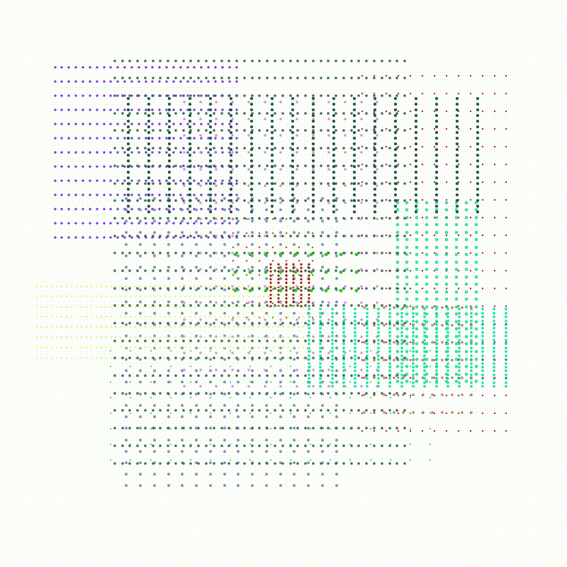 pointillist patchwork #51 static NFT preview