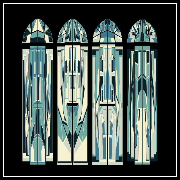 Stained glass #75 static NFT preview
