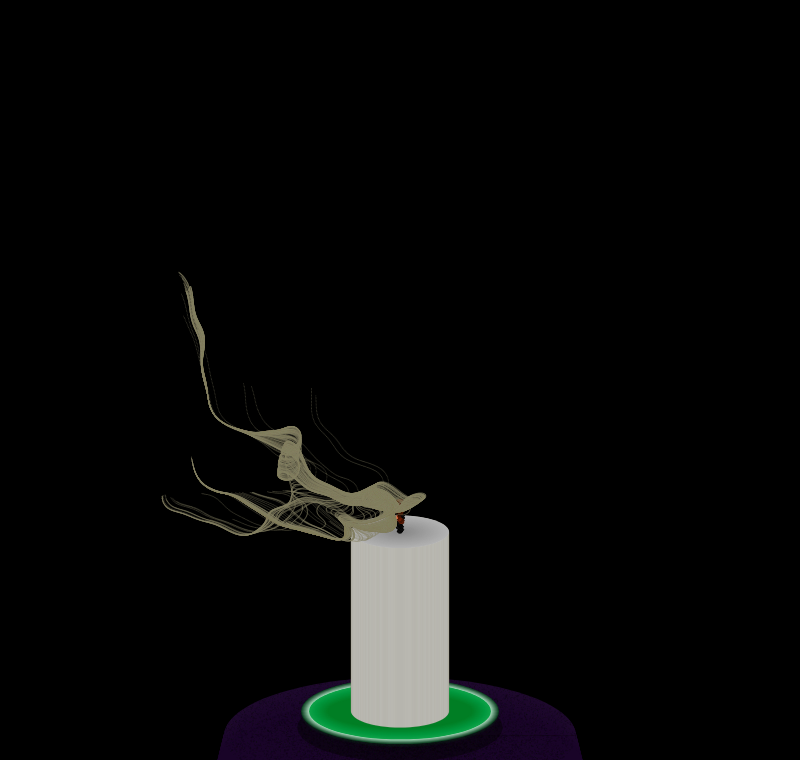 Candle in the Light Breeze #17 static token preview