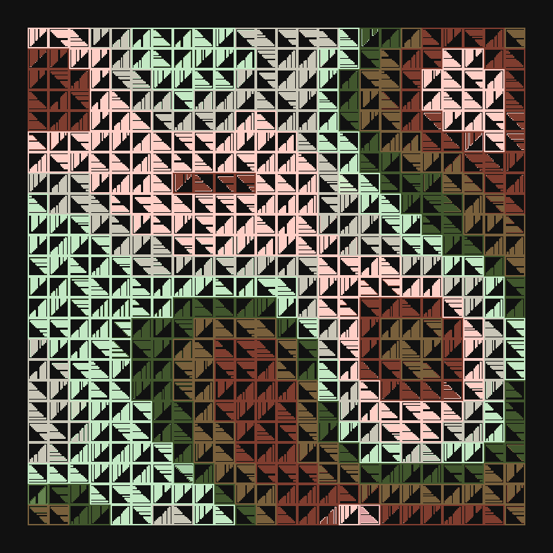 Archaic patterns #55 static NFT preview