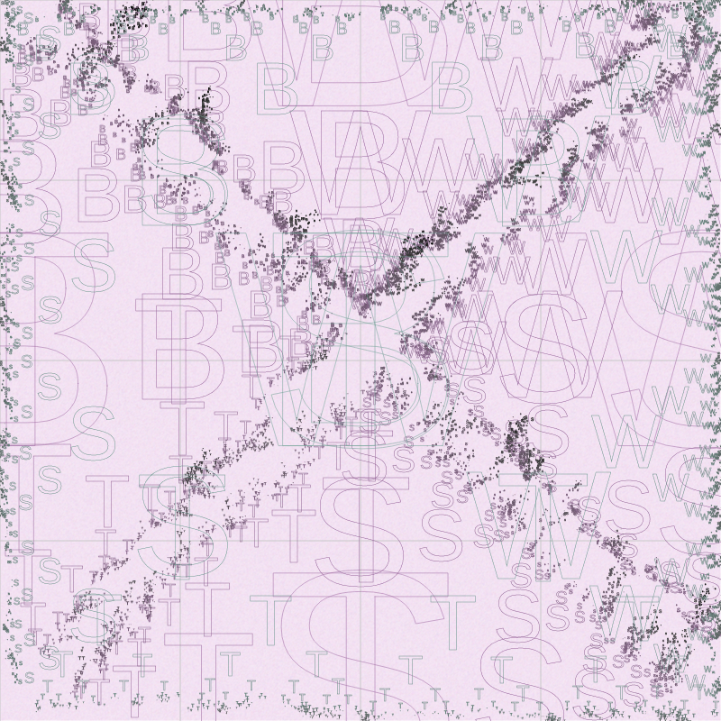 WTBS Logo with Fractals #217 static NFT preview