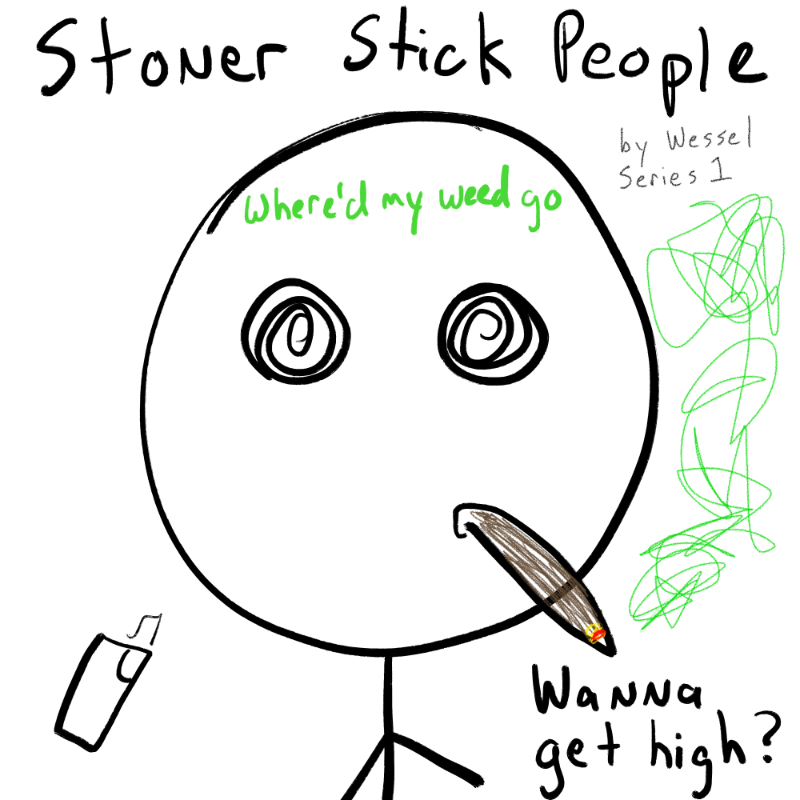 Stoner Stick People #44 static NFT preview