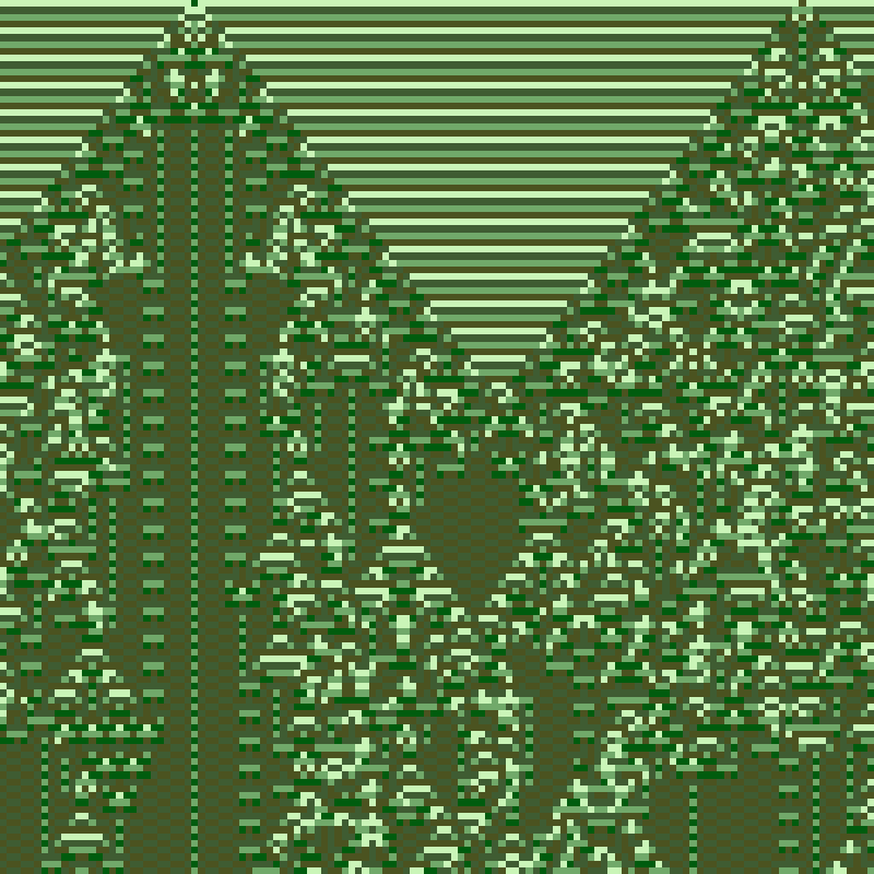 Totalistic Cellular Automata #145 static token preview