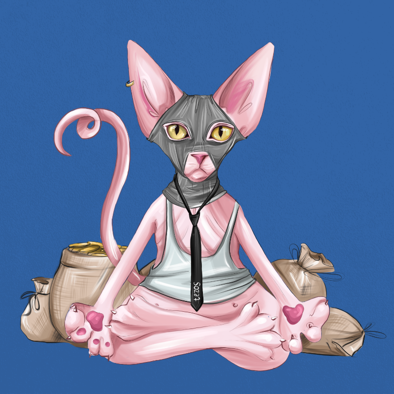 YogaCat #22 static token preview