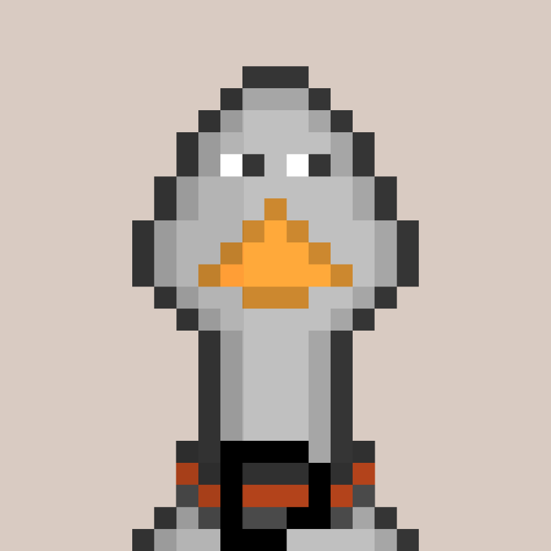 Morixels Goose #101 static NFT preview