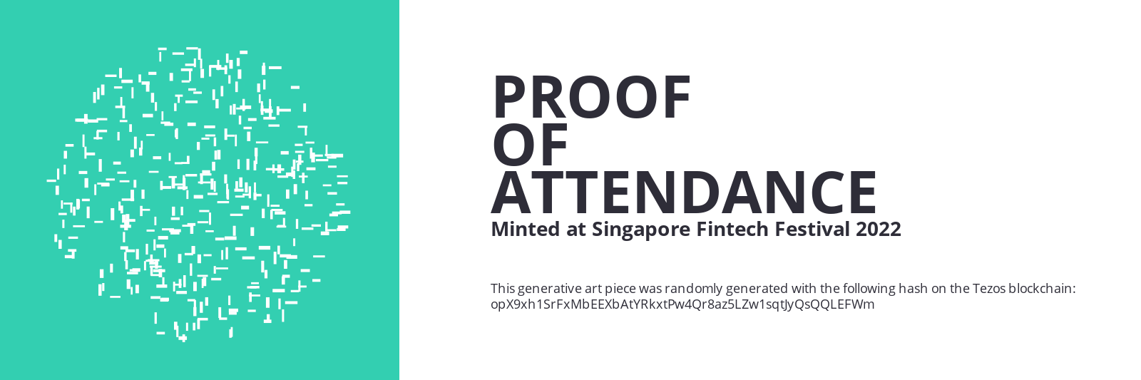 SFF2022 Proof of Attendance Token #1651 static token preview