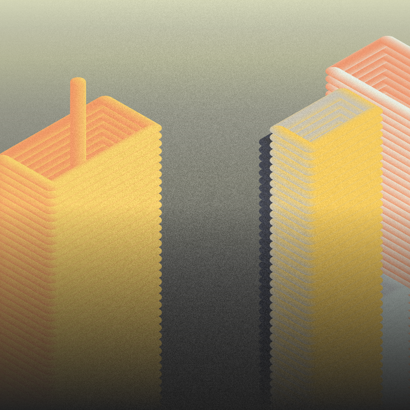 Radiator Towns #104 static NFT preview