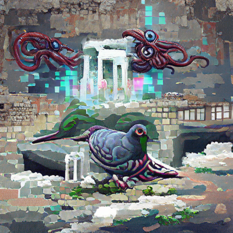 Octopus's Gardens and Ruins #64 static token preview
