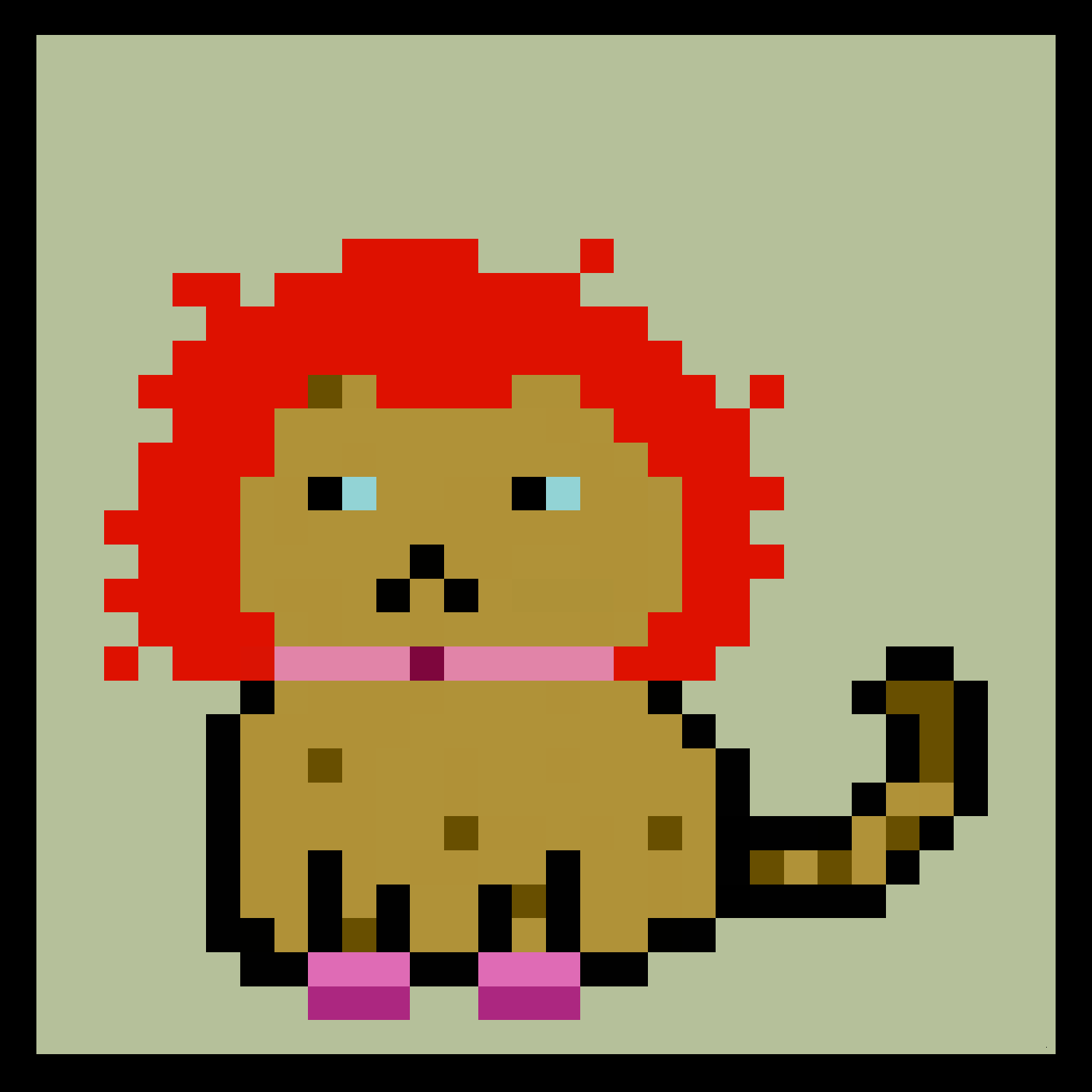 Lazy Kitties #1247 static NFT preview