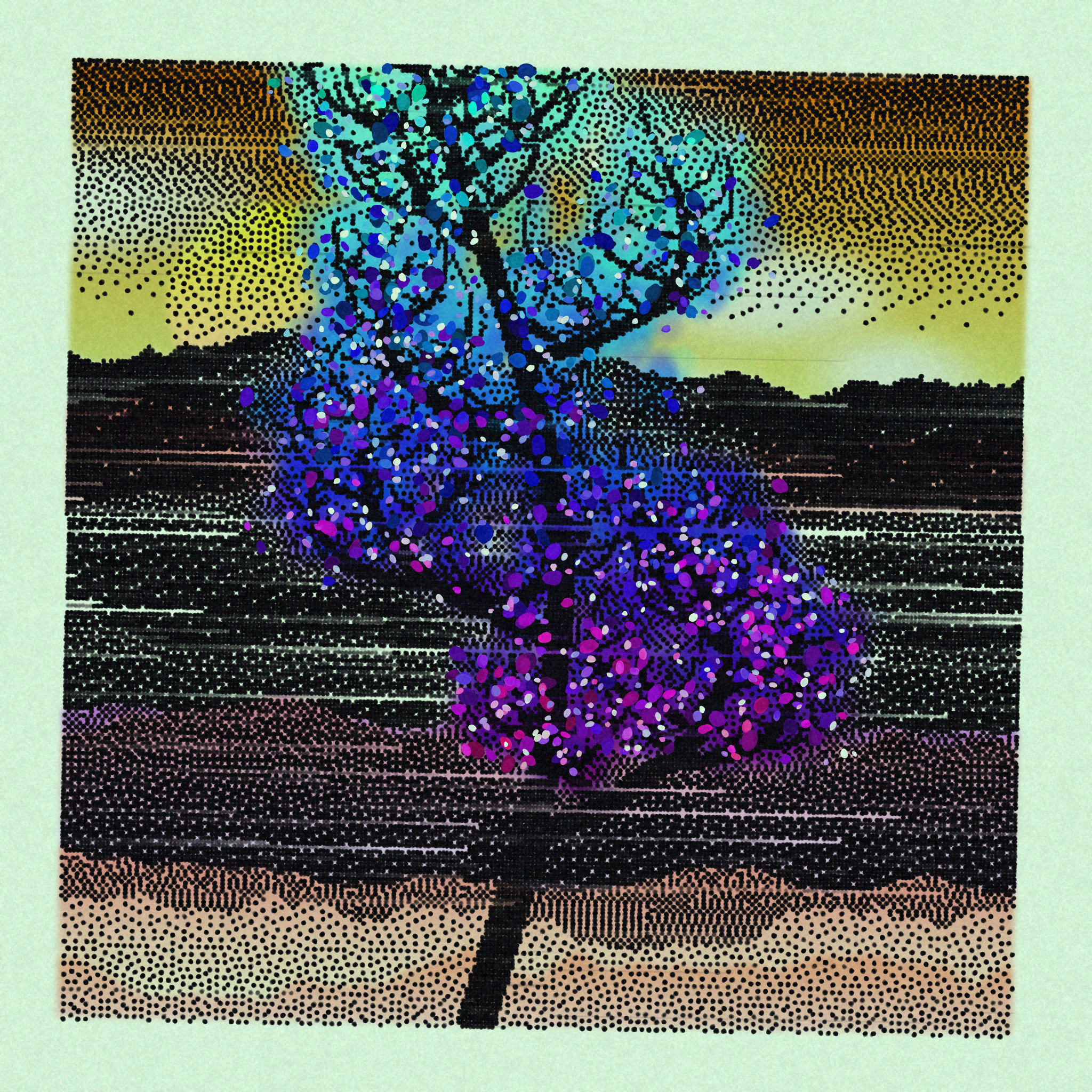 Dithered Branches #45 static token preview
