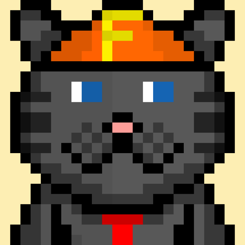 Morixels Cats #213 static NFT preview