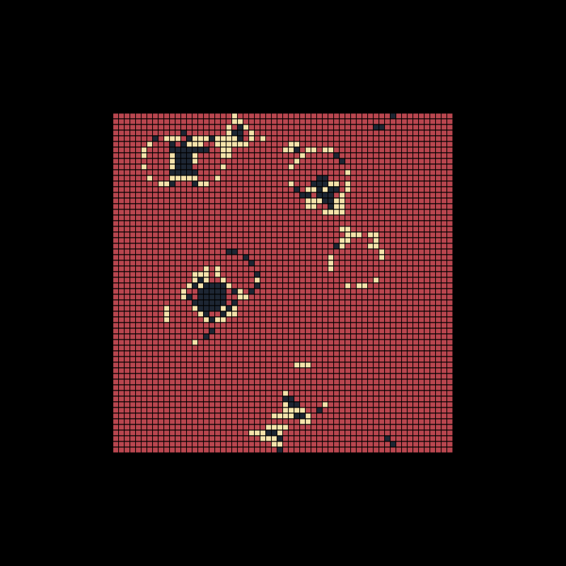 fractal memory cellular automata - FMCA #17 static NFT preview