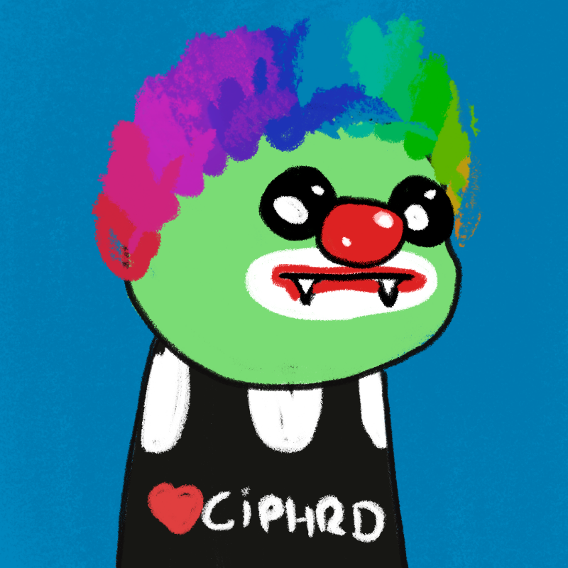 Peculiar clown #127 static token preview
