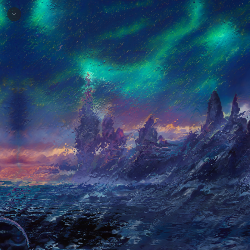 Fluid Landscapes #35 static NFT preview