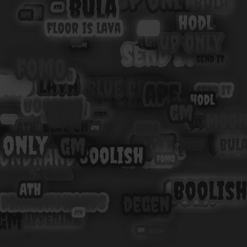 Crypto Words #35 static token preview