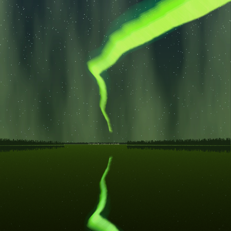 Aurora Borealis #18 static token preview