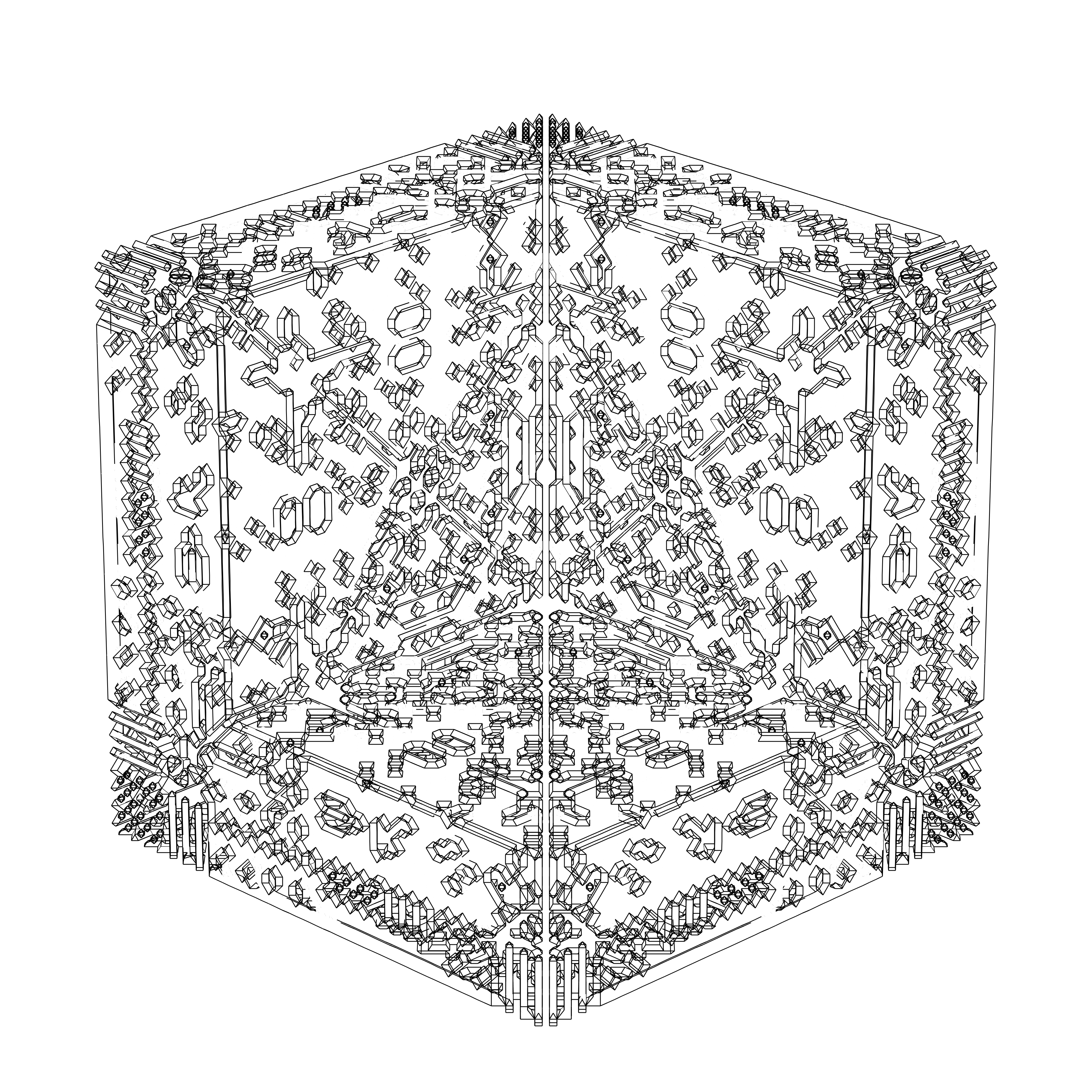 LL21 Alien Art Cube #570 static NFT preview