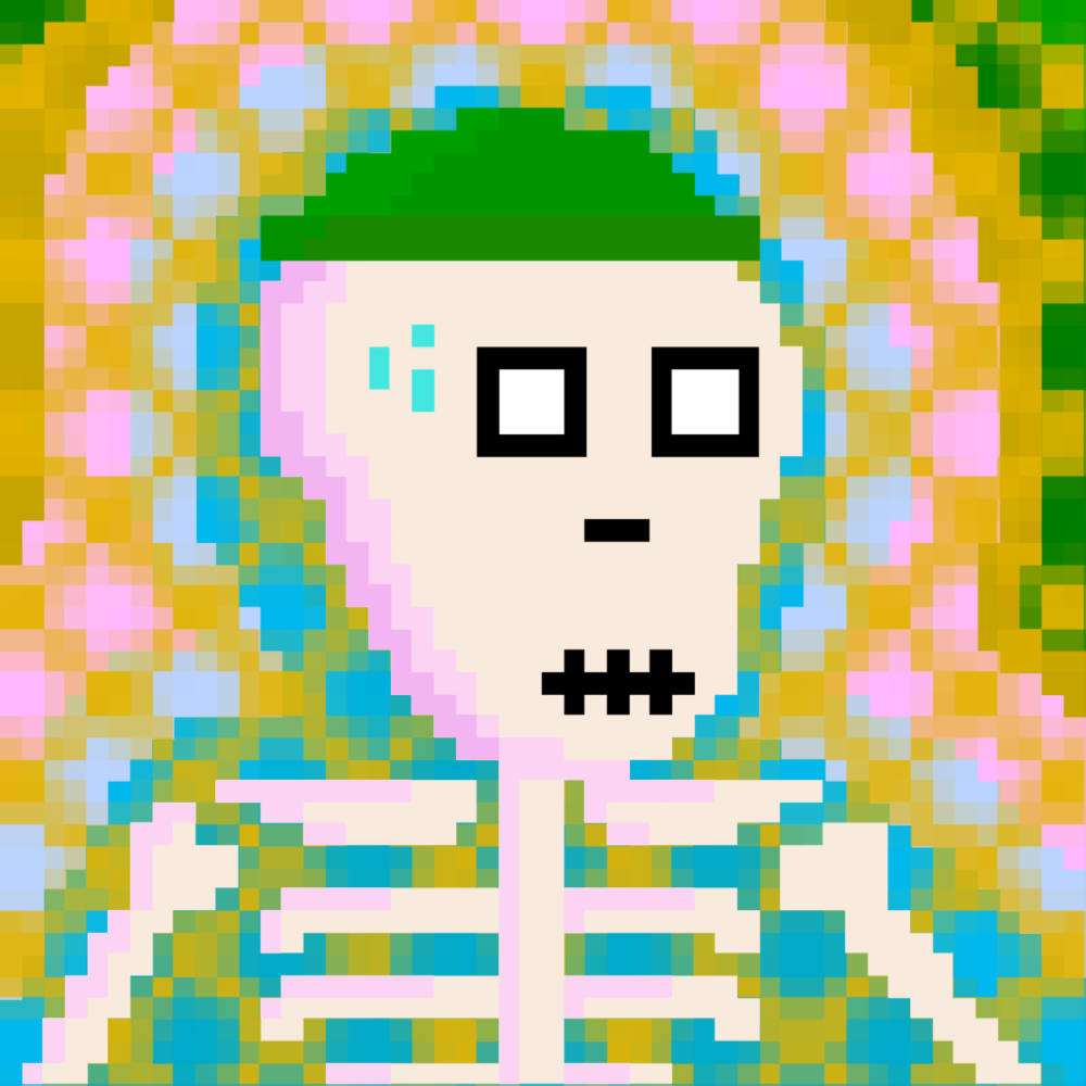 PIXEL SKULLETTI 1 #330 static token preview
