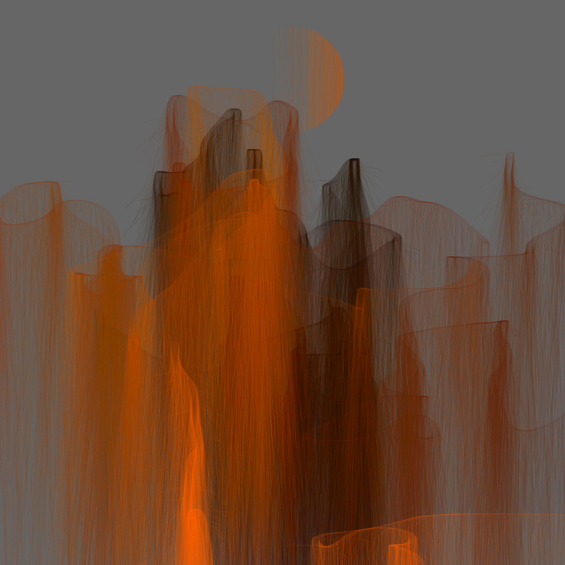 Oneiric plains #58 static NFT preview