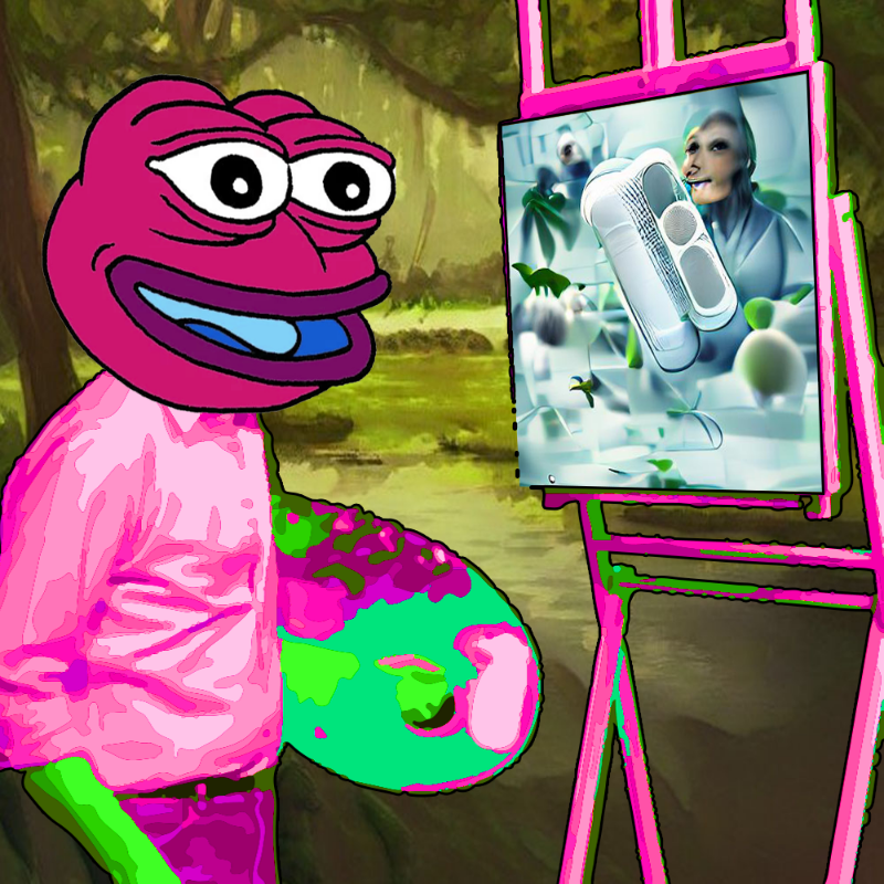 Pepe Ross goes AI #4 static token preview