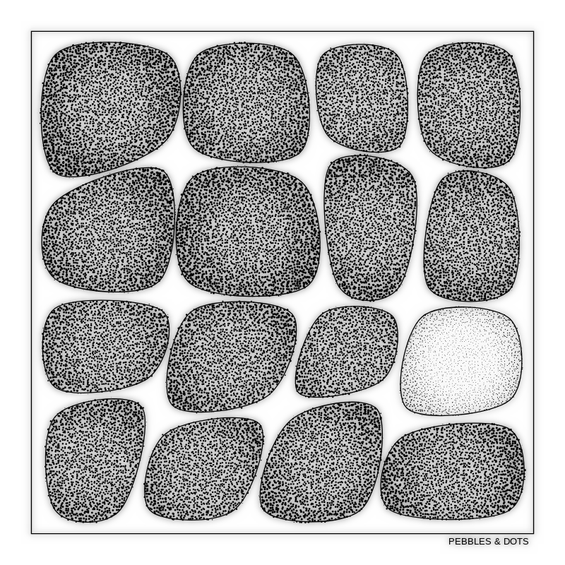 Pebbles & Dots #182 static NFT preview