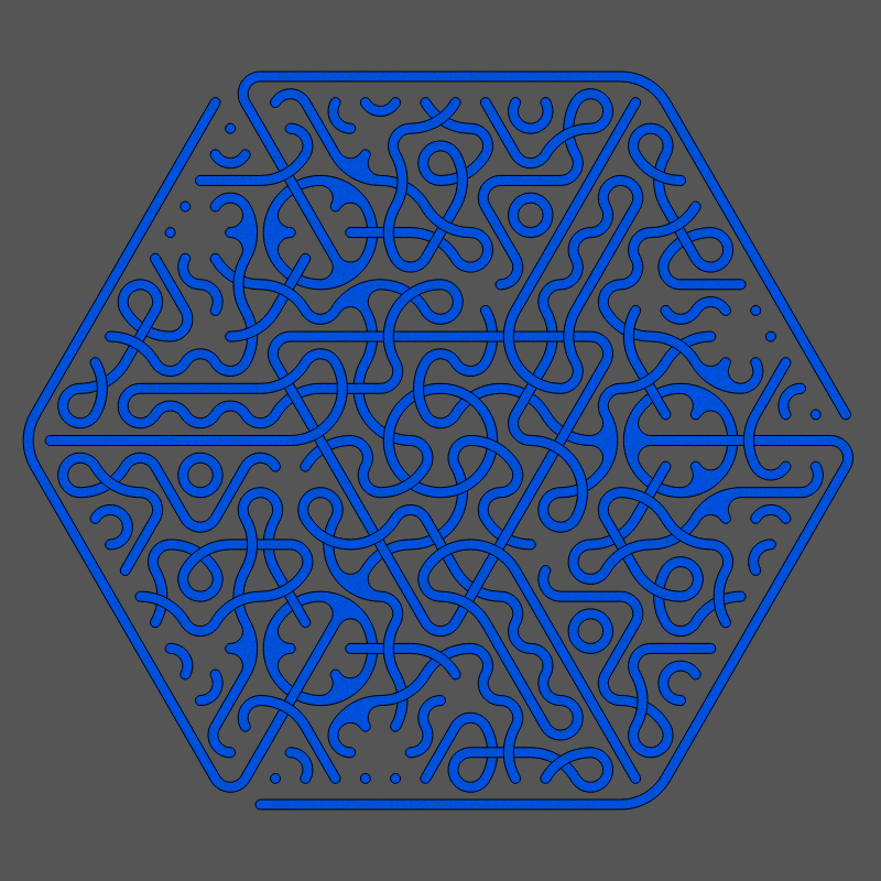 Threefold Symmetry - Dark Variations #484 static token preview