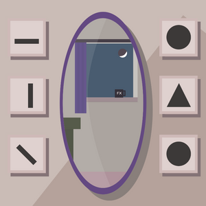 A moon in\and the mirror. project preview