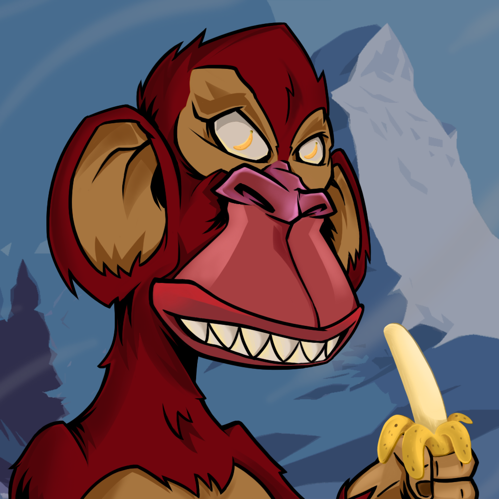 The Wanderer Monkey #63 static NFT preview