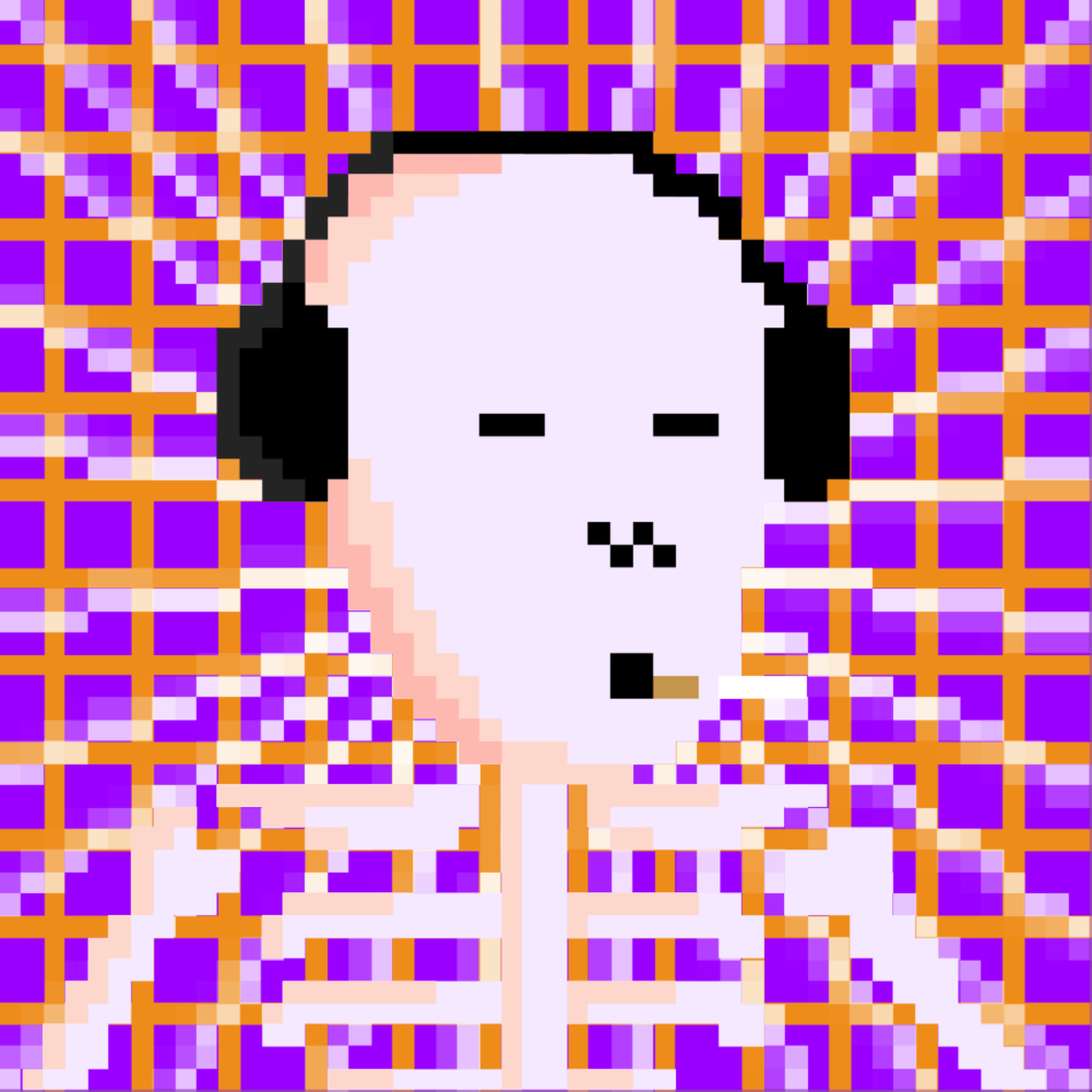 PIXEL SKULLETTI 1 #90 static token preview