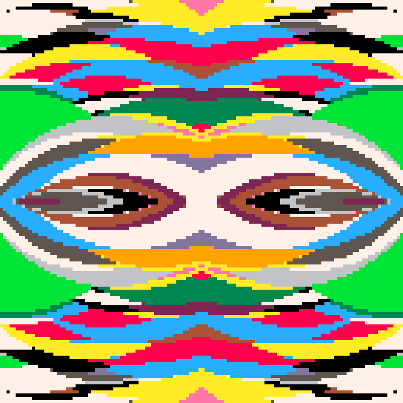 Rapid Psychedelic Inkblot Test Generator #39 static NFT preview