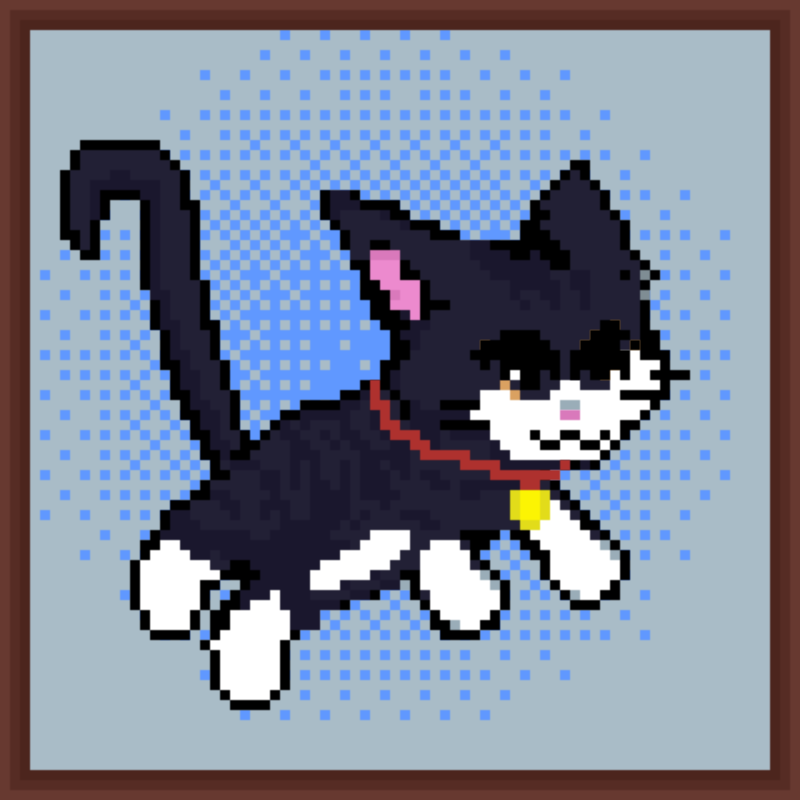 rescued kitten #30 static NFT preview