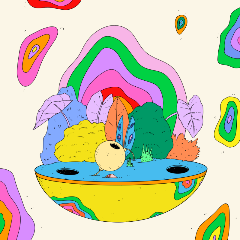 🌈🌴🪐 #17 static token preview