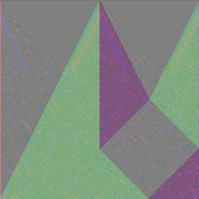 RGB Elementary Cellular Automaton #417 static token preview