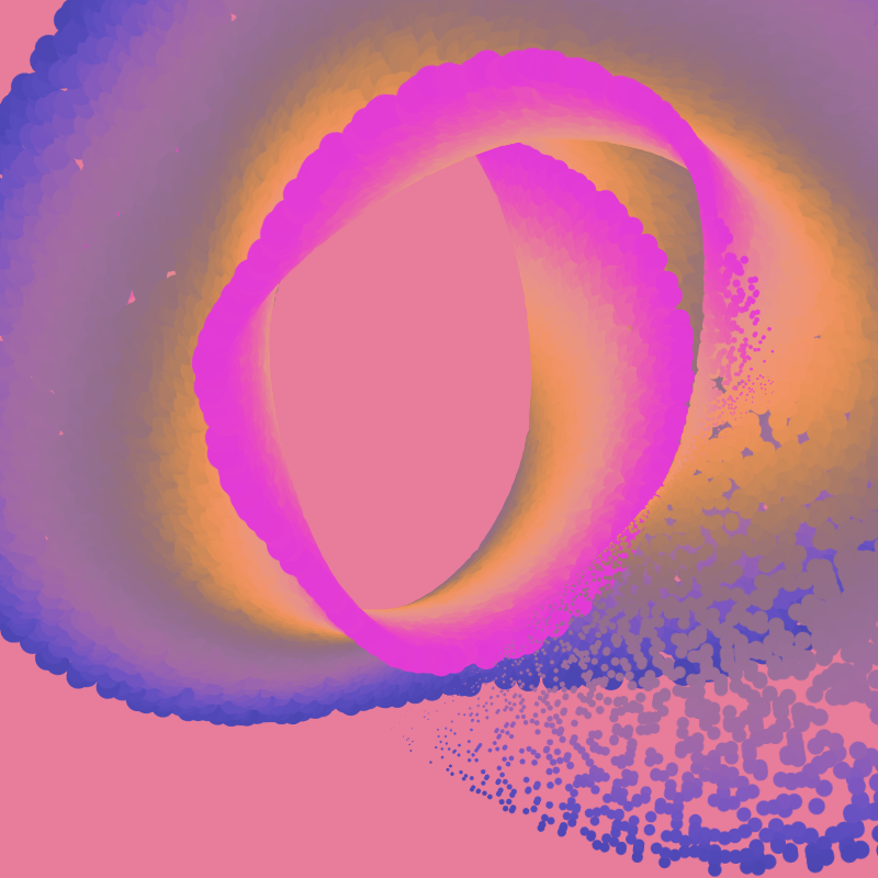 Wide Brush Rainbows #33 static NFT preview