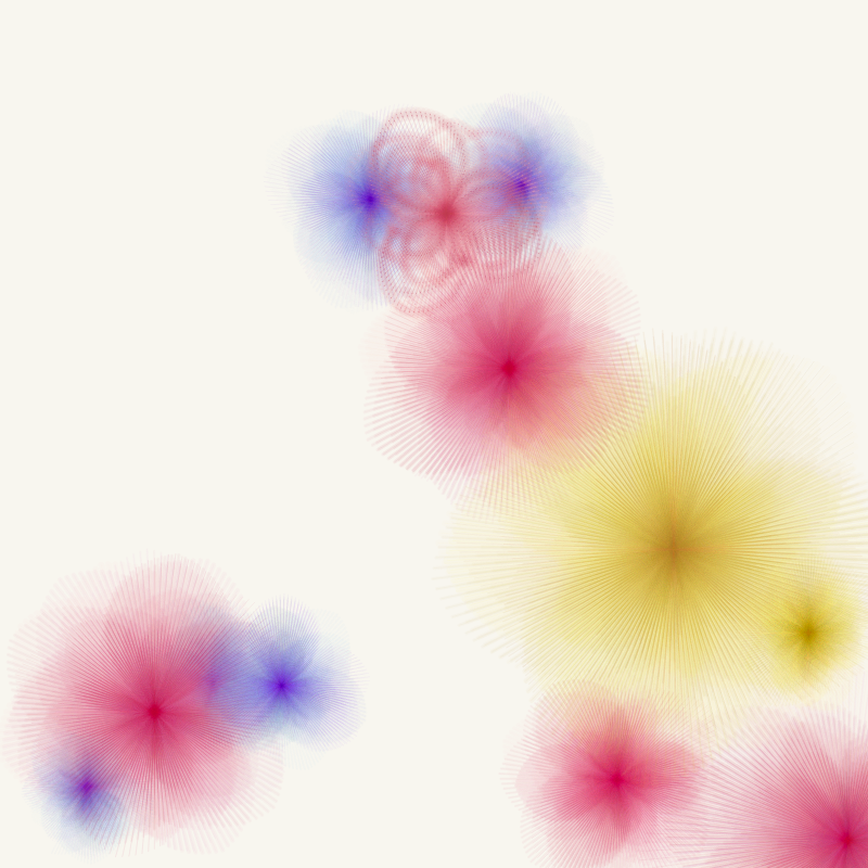 Fairy flower pattern #161 static NFT preview