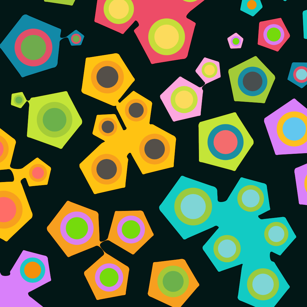 Colorful cartoon shapes(free edition) #49 static NFT preview