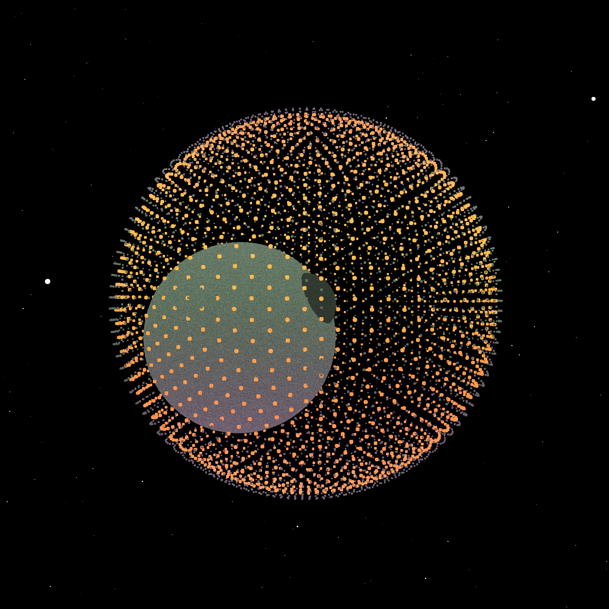 Cometary coma #68 static token preview