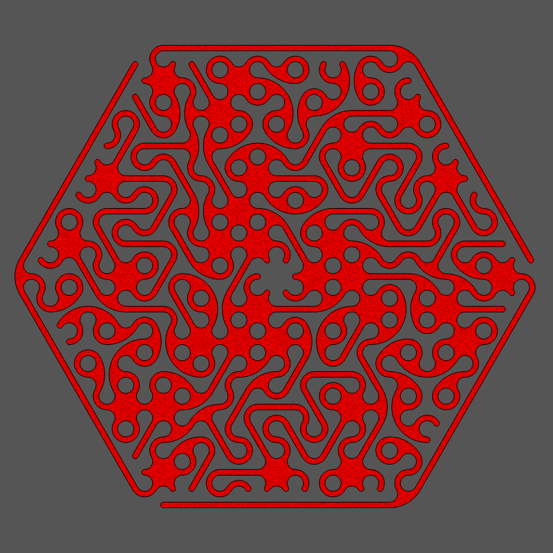Threefold Symmetry - Dark Variations #186 static token preview