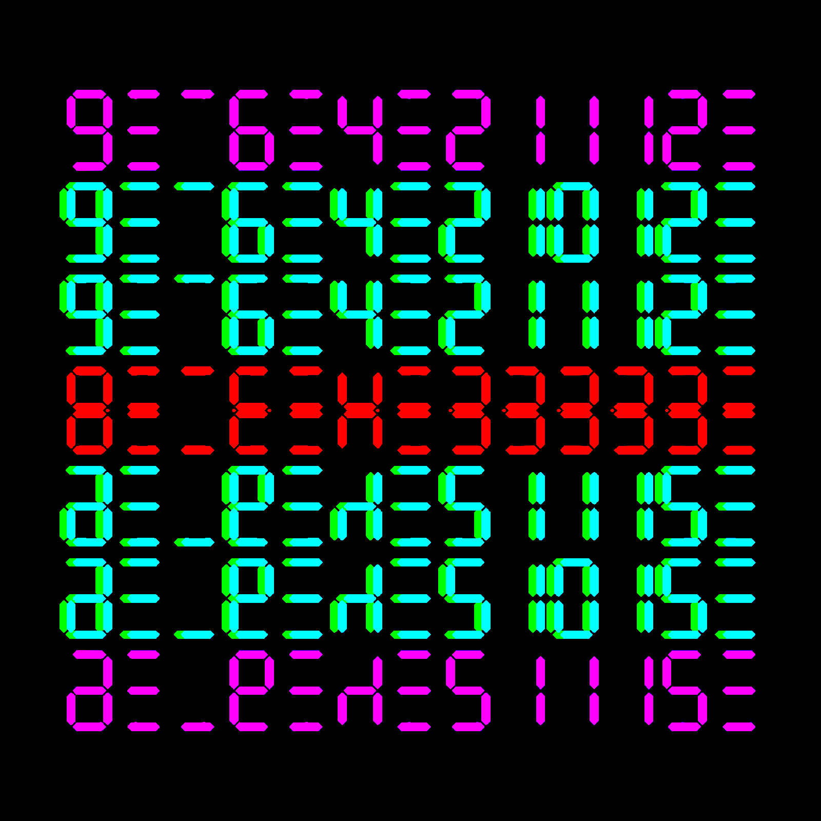 Digits #929 static NFT preview