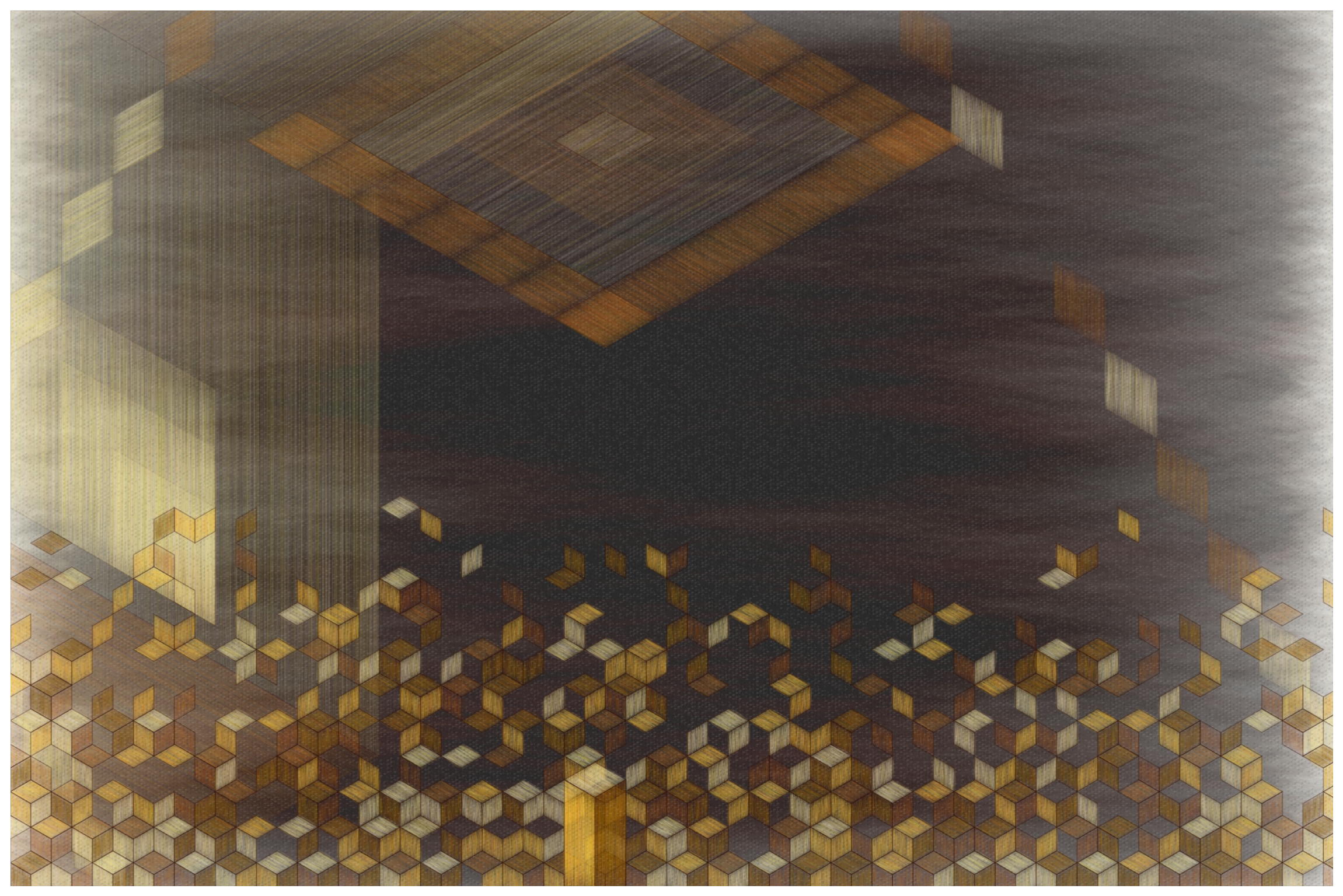 View From Our Window Depicted In Rhombuses #58 static NFT preview