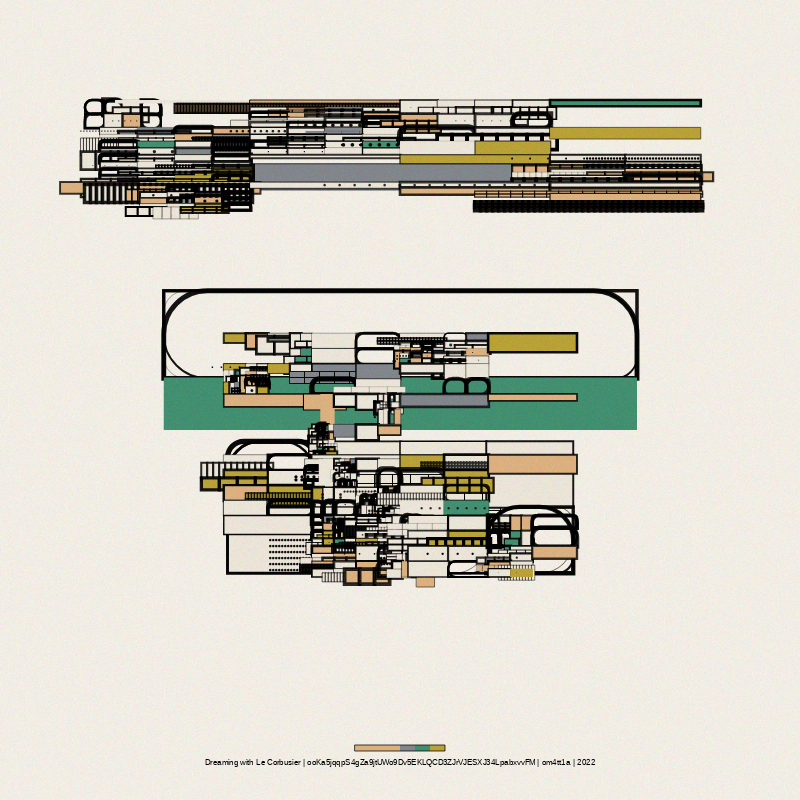 Dreaming with Le Corbusier #106 static NFT preview