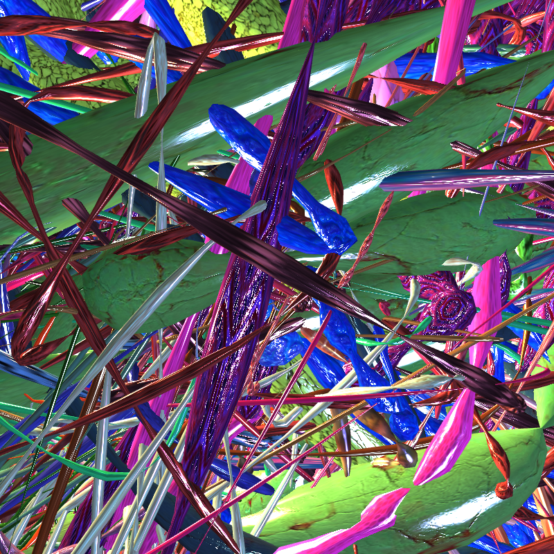 Prismatic Thickets #77 static NFT preview