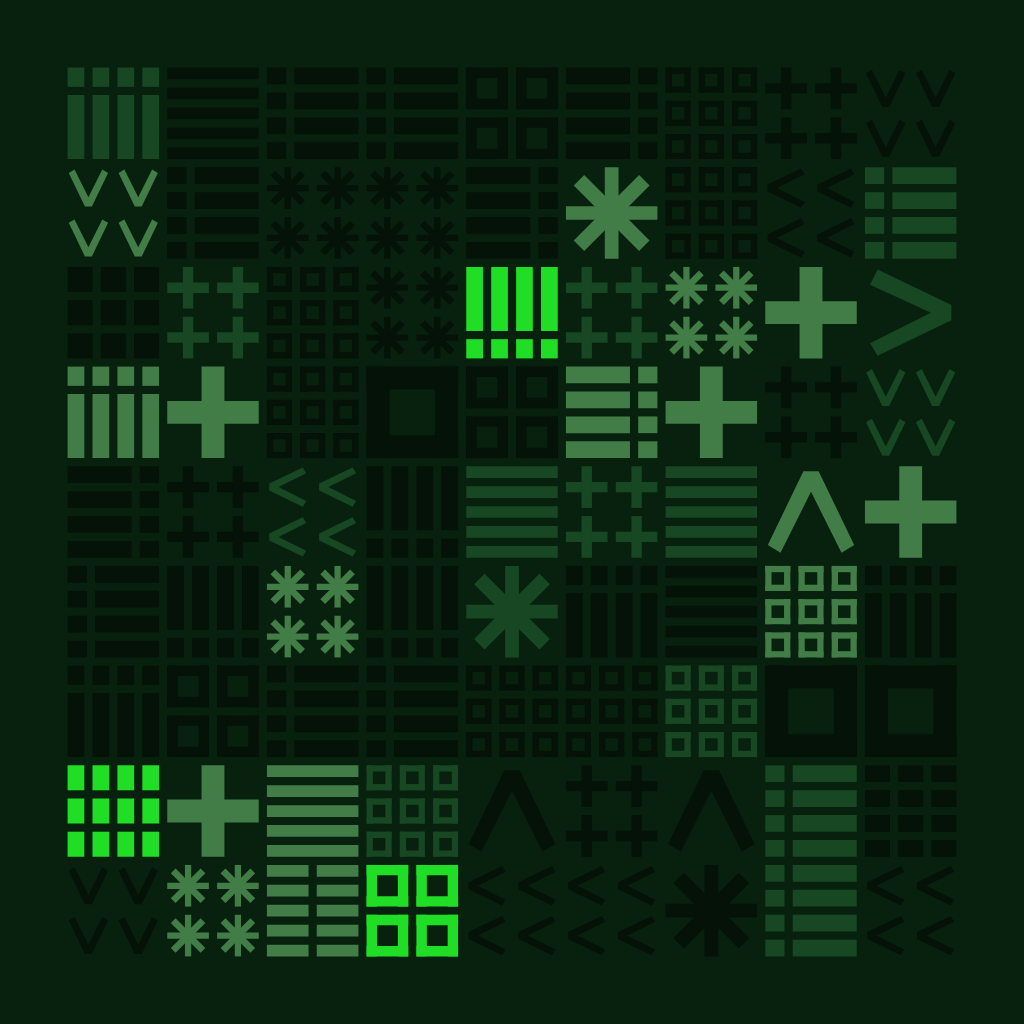 Sashiko ^ . ! - * ▪️ #30 static token preview