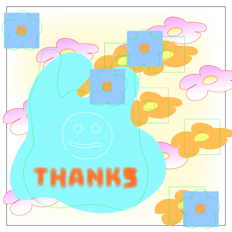thanks bag and flowers #2 static token preview