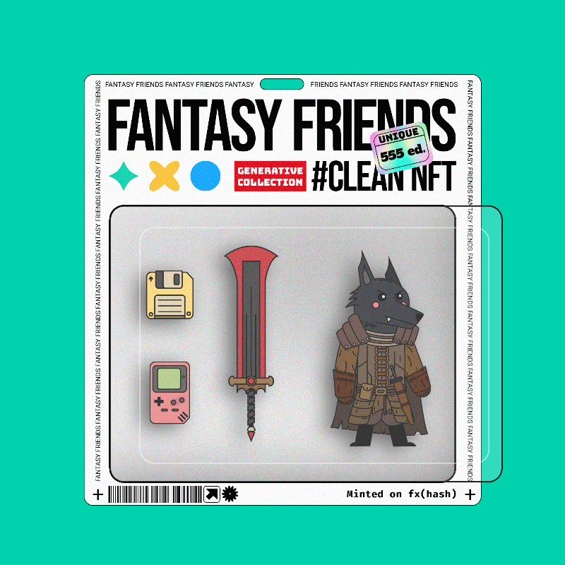 Fantasy Friends #107 static token preview