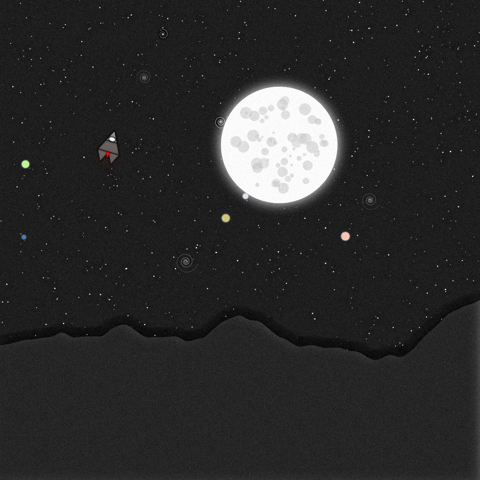 Space Thoughts #6 static token preview